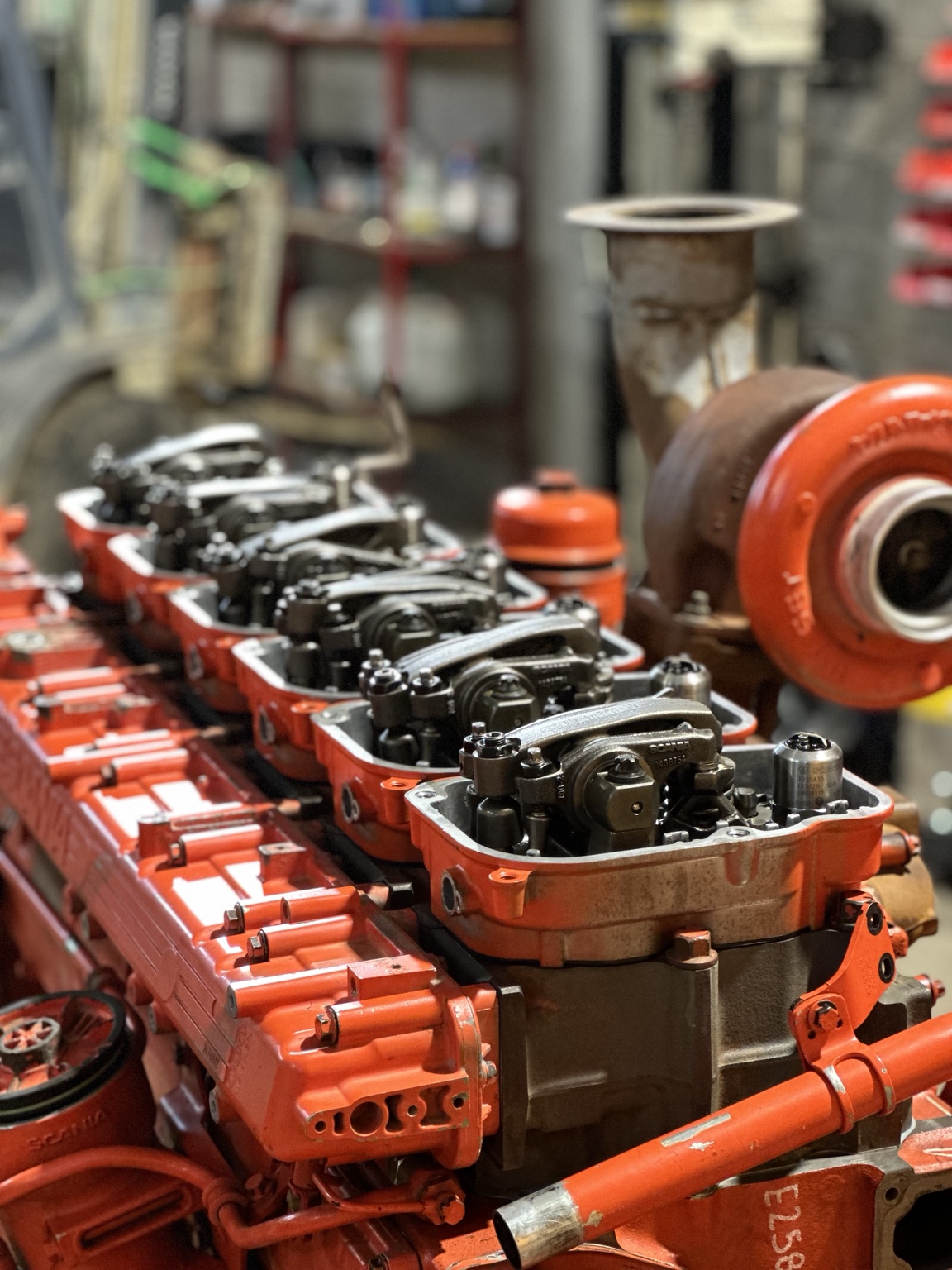 Reparación de componentes de motor